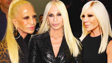 donatella versace ceo|donatella versace face what happened.